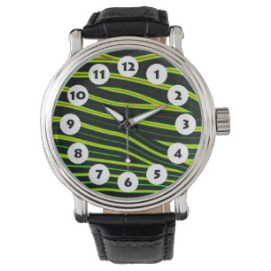 12 Spots - Green Ripples Watch