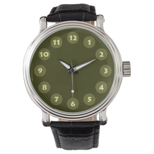 12 Spots _ Shades of Olive Watch