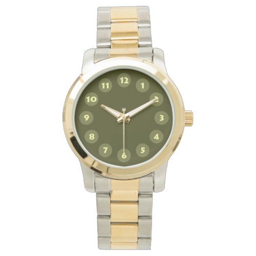 12 Spots _ Shades of Olive Watch