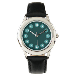 12 Spots - Teal and Dark Green Watch