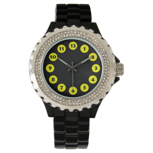12 Spots _ Yellow on Black Watch