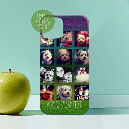 12 square instagram photo collage colorful design Case_Mate iPhone 14 plus case