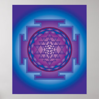12 SRI YANTRA - TRANSCENDENCE POSTER
