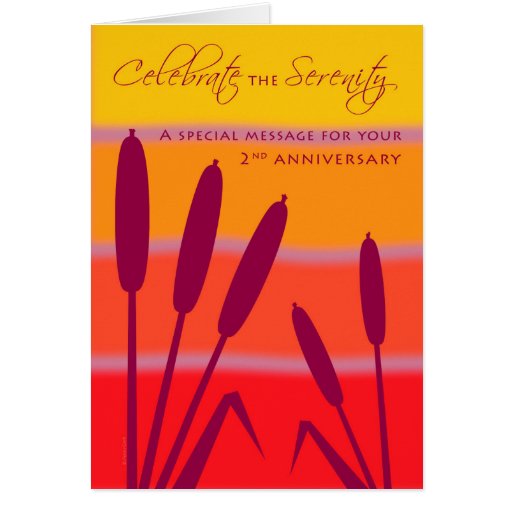 Luxury 40 Anniversary Card 2 Years