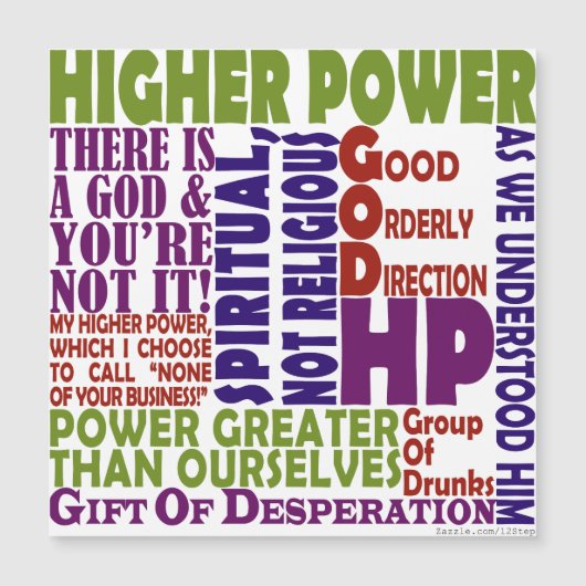 12 Step Higher Power (Front)