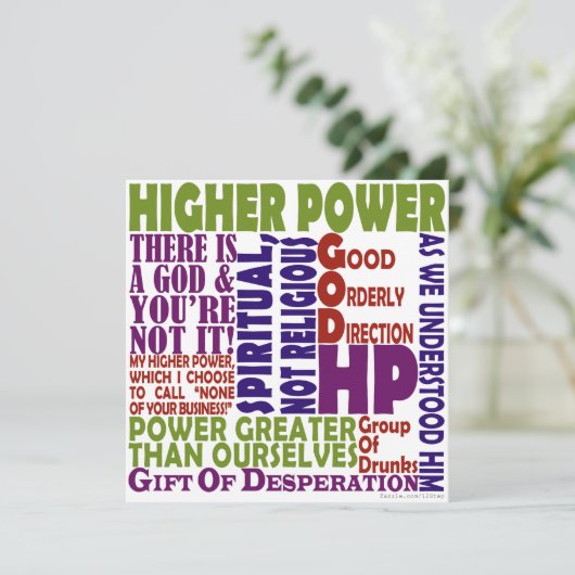 12 Step Higher Power (Standing Front)