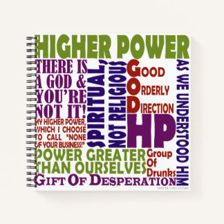 12 Step Higher Power Notebook