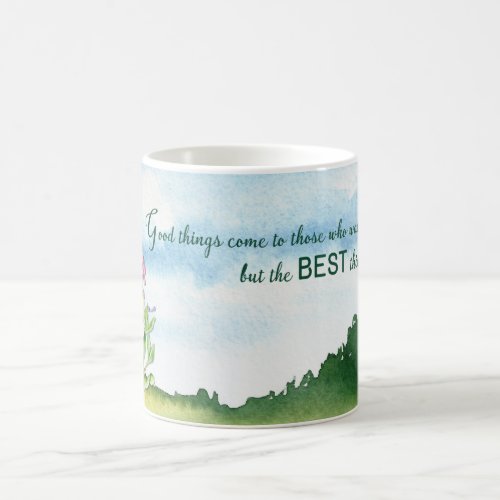 12 Step Recovery Anniversary Nature Landscape Coffee Mug