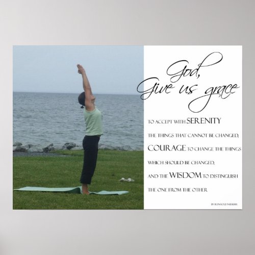 12 Step Recovery Serenity Poster