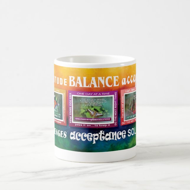 12 step recovery slogans coffee mug 26aa (Center)