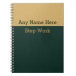 12 Step Recovery Work Book Journal Lined Notebook at Zazzle