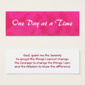 12-Step Rose Fantasy Profile Card or bookmark (Front & Back)