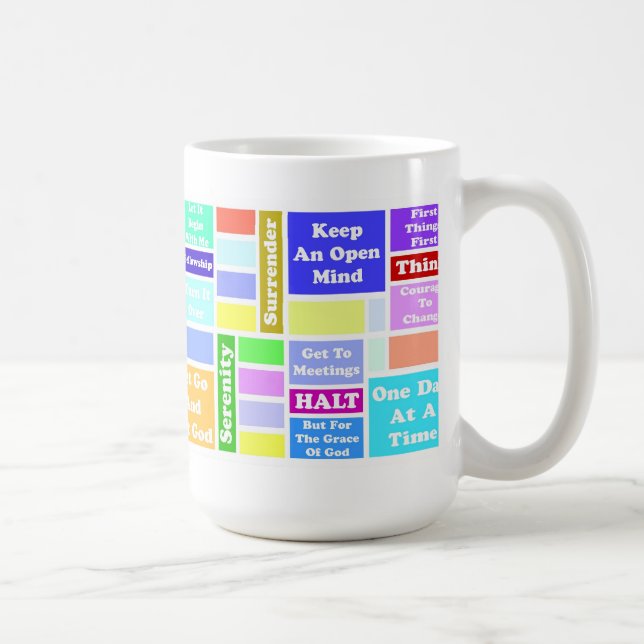 12-Step Slogan Mug (Right)