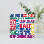 12 Step Slogans (Standing Front)