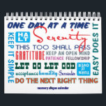 12 step sobriety slogans calendar<br><div class="desc">Slogans are an incredible tool in 12 step recovery. This product helps to remind us on a daily basis to just breath... one day at a time... </div>