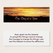 12-Step Sunset Profile Card or bookmark (Front & Back)