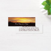12-Step Sunset Profile Card or bookmark (Desk)