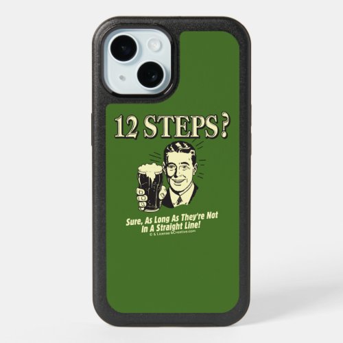 12 Steps Not In A Straight Line iPhone 15 Case