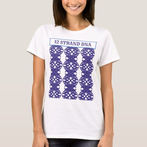 12 Strand DNA Stylish Pattern T_Shirt