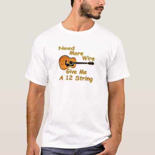 12 String Guitar T_Shirt