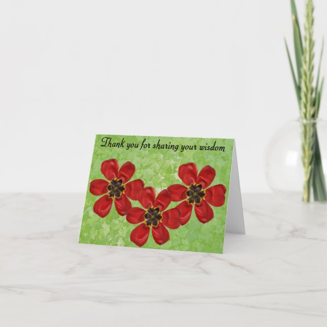 12 Thank You For Sharing Your Wisdom (Front)