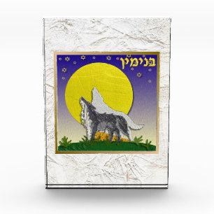 12 Tribes of Israel Benjamin Art Acrylic Block