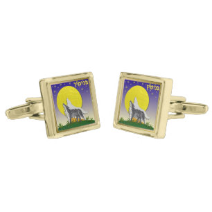 12 Tribes of Israel Benjamin Cufflinks