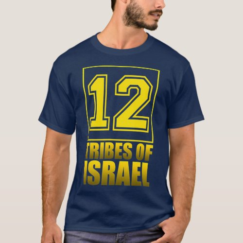 12 Tribes Of Israel Hebrew Israelite Tribe of T_Shirt