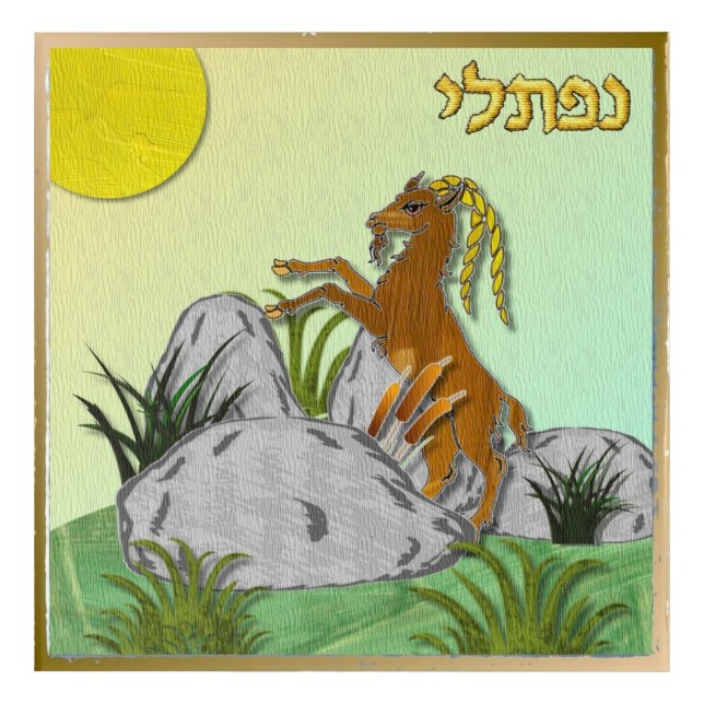 12 Tribes of Israel Naphtali Acrylic Wall Art (Front)