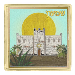 12 Tribes of Israel Simeon Tie or Lapel Pin