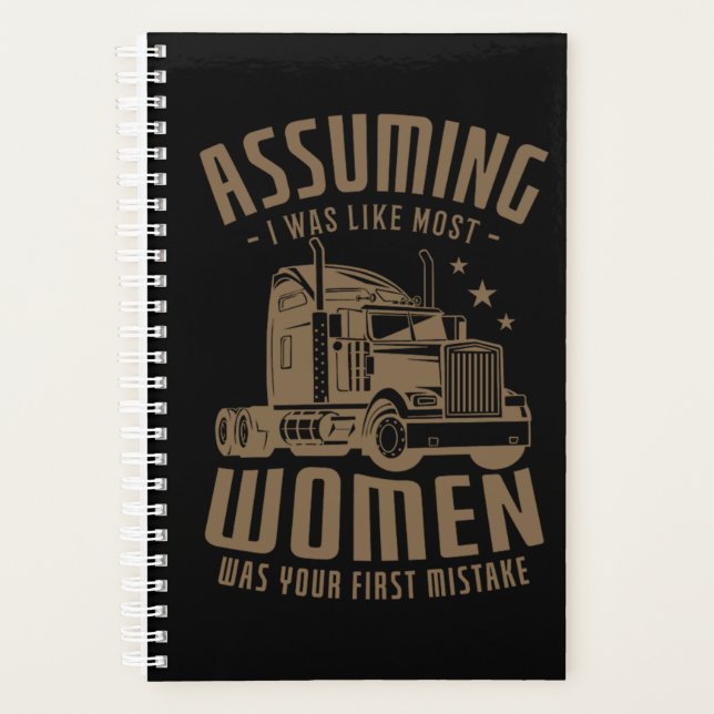 12.Truck Trucker for a Truck driver Planner (Front)