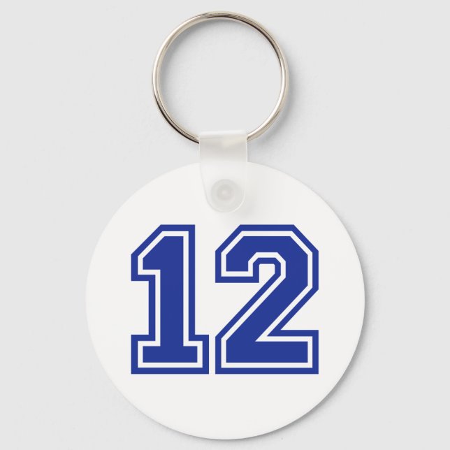 12 - Twelve Keychain (Front)