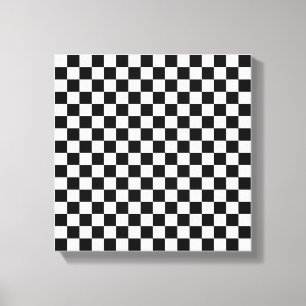 12" x 12", .75", Checkerboard 16x16 Canvas Print