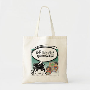 12 x 12 Against Book Bans Cream Tote Bag