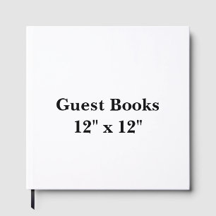 12" x 12" Black 60# Eclipse Guest Book
