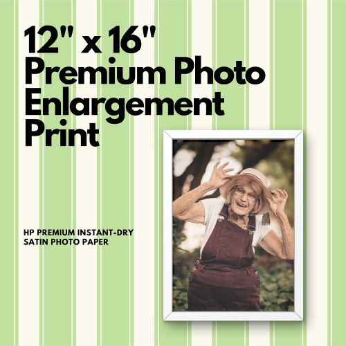 12 x 16 Premium Photo Enlargement Print