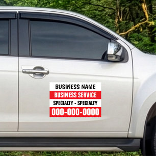 12" x 18" Create Your Own Small Business Car Magnet