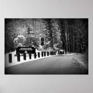 12" x 18" Poster Print - Wa'ahila Ridge