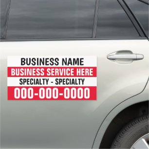12" x 24" Create Your Own Small Business Car Magnet