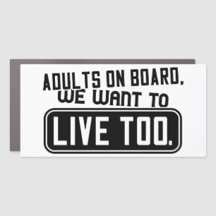 12" X 24" Rectangle Car Magnet