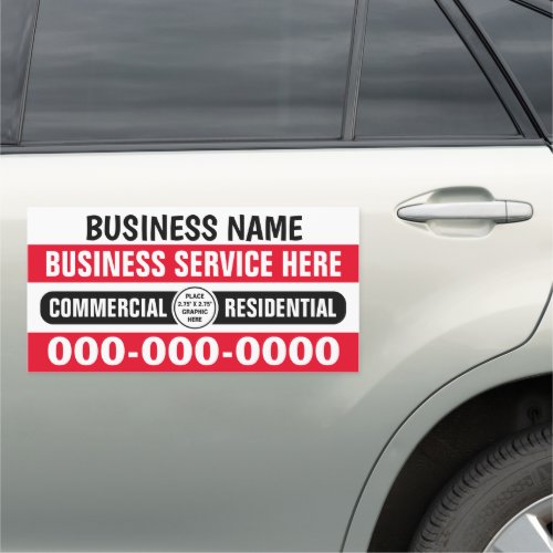 12 x 24 Small Business wGraphic Car Magnet