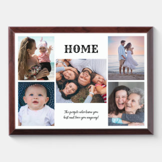 12" x 9" Family Photo - Custome Picture Plaque DP7