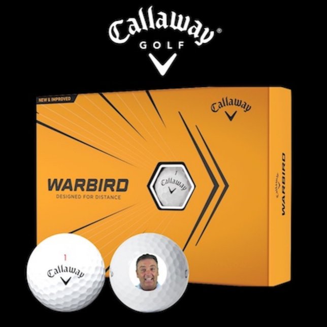 12 x Callaway Warbird Custom Photo Golf Balls (Box of 12 Callaway Warbird custom photo golf balls.)