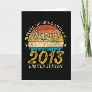 12 Year Old Bday Retro Awesome 12th Birthday Gift Card