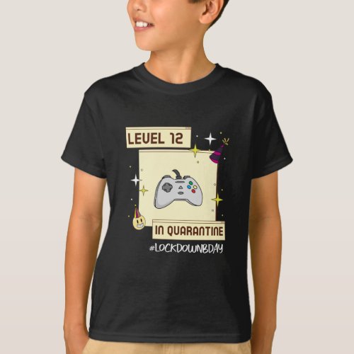 12 Year Old Birthday Gift For Boys Video Games T_Shirt