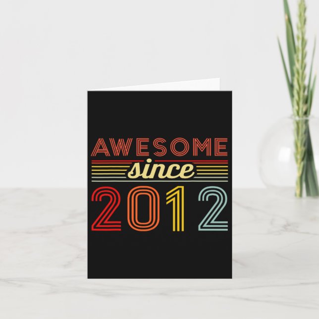 12 Year Old Boy Girl Birthday 12th Bday Funny 12yr Card (Front)