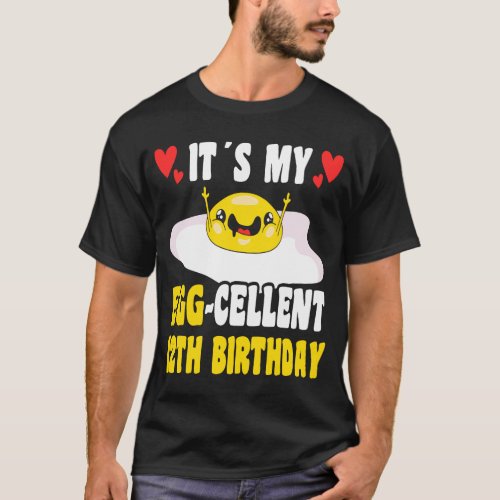 12 Year Old Happy 12th Birthday Egg Cellent 12th B T_Shirt