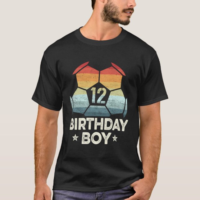 12 Year Old Soccer Player Gifts 12Th Birthday Boy  T-Shirt (Front)