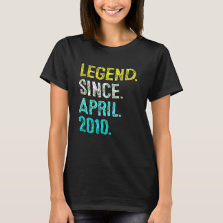 12 Year Old Vintage Legend Since April 2010 12th B T-Shirt