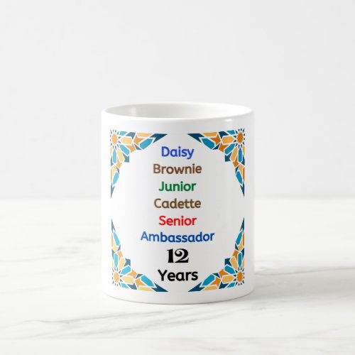 12 Years in Scouting Milestone Mug Ambassador Grad
